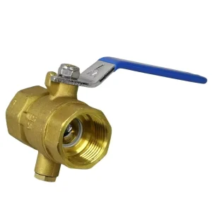 Q11F-16T2229 Brass Manual Ball Valve Thickened Thermometer Sensor PN16 Check Diaphragm for Water Temperature Oil