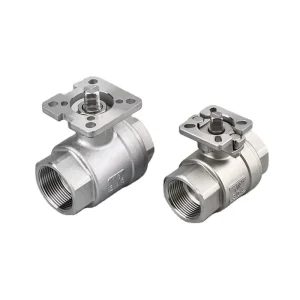 Q11F 2 Piece High Platform Ball Valve 304 Stainless Steel Manual Power High Pressure NPT BSP Thread Water OEM Ball Valve