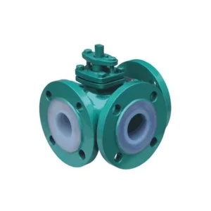 Q41F 10C 16C DN25 Lining Fluorine Ball Valve Flange End PTFE Ball Valve