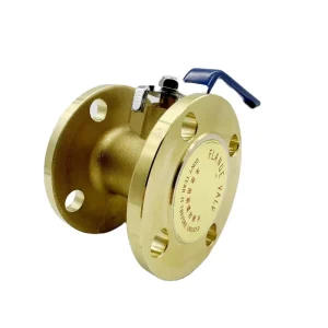 Q41F-16T Manual Control Brass Flanged Ball Valve Corrosion Resistant for Water Pipeline