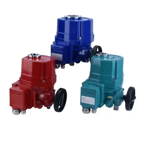 QT Series IP67 Explosion Proof Waterproof 90 Degree Quarter Turn Electric Actuator Valve