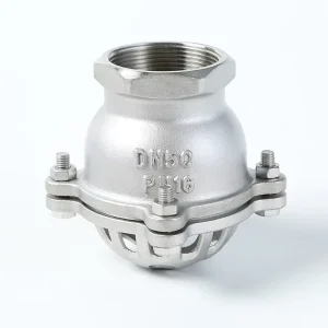 QT450 GGG50 Energy saving Foot Valve Flange Filter Screen Check Valve ANSI EN DIN for HVAC Steam Hot Water Steam Pipes