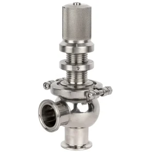 QiiMii VAS01 Clamp Sanitary Safety Valve SS304 Wetted Parts High Quality Gas Pneumatic OEM ODM 1″ 4″ DN25 100 Stainless Steel