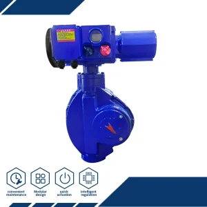 Quarter Turn Actuator with Stable signal Works for butterfly Ball Valve Automation in Factory Production