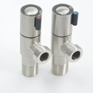 Quarter-Turn Stainless Steel Angle Stop Valve for Faucet and Kitchen
