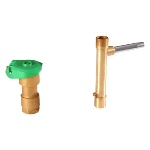 Quick Coupling Valve Key Set 3/4 Inch Brass Quick Coupler Valves Water Irrigation Tool with Quick Coupler Key for Yard
