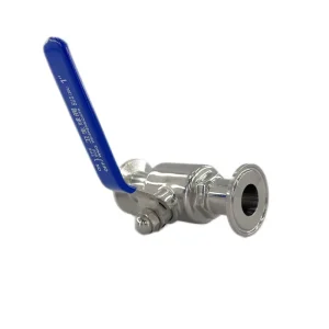 Quick-Install Sanitary Ball Valve 304/316L Stainless Steel Food-Grade Manual Clamp OEM Customizable
