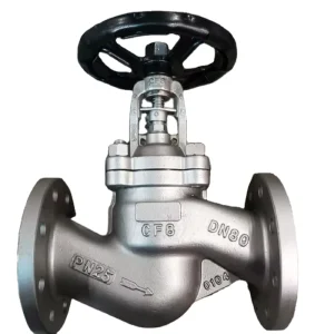 Quick Response Electric Diaphragm Actuated Globe Valve Shutoff Precise Fuel Gas Control Turbine Systems 316 Stainless Steel