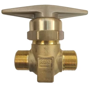 REGO HP9563R High Pressure Brass Master Valve Cryogenic Gas Globe Valves for Tube Trailers Piping Systems 5600psi