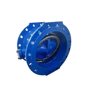 RKSfluid Double Eccentric Butterfly Valve Economic Efficiency Low Torque Operation Ductile Iron Europe Standard Quality Double