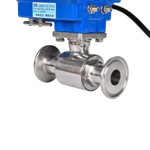 ROTK Miniature Electric Actuator Two Way Ball Valve Stainless Steel 304/316 PN10/PN16 Water OEM