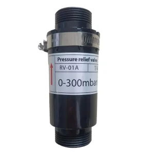 RV-01 Air Blower Parts 0-300 mbar Pressure Relief Valve Pressure Reducing Valve Safety