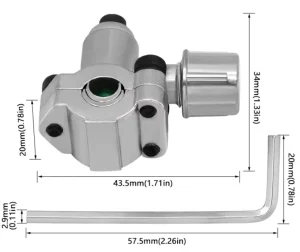 Refrigerator Needle Valve BVP-31 Zinc Alloy Needle Air Conditioning Valve Refrigeration Parts