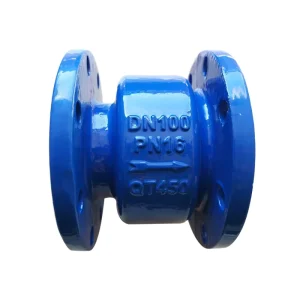 Reliable Quality DN100 Check Valve Double Flange Muffler Without Backflow Valve