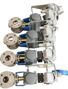 Remote-Mounted Pneumatic Actuator for High-Vibration Areas Stainless Steel Control Valve