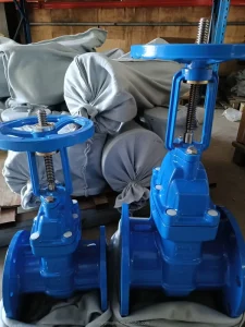 Resilient Seated Wafer Connection Gate Valve Water System Pipeline Industrial Control Valve OS&Y Rising Stem Manual