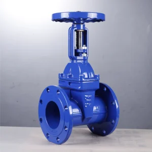 Rising Stem Cast Iron Pressure Reducing Gate Valve Resilient Seated Flange End Manual
