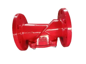 Rubber Flap Swing Type One Way Check Valve 4 Inch Port Size H44X Model for Sewage Backflow Prevention