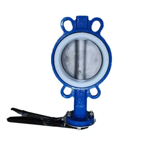 Rubber Lined Butterfly Valve with Soft Seal Malleable Iron Clamp Type Butterfly Valve