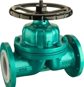 Rubber Lined Manual Diaphragm Valve High Quality General Application 1 Year Warranty Customizable OBM ODM OEM