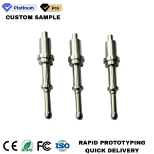 Rust-Resistant Double-Axis Lathe-Processed Multi-Stage Needle Shaft for Excavator Hydraulic Valve Parts