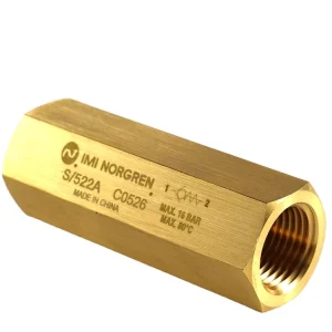 S 522A Brass Nickel Check Valve 1/2″ Port 0-1.6Mpa for Bottle Blowing Machine