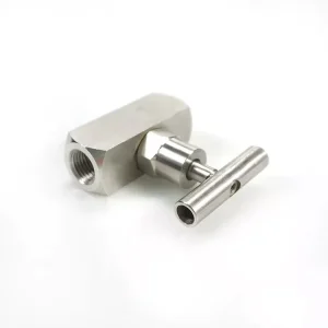 S316 Stainless Steel 6000psi Needle Valve with Npt Female Bar Stock Manual Control ety Stop Ball Structure for Oil Sampling