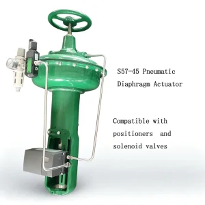 S57 45 Pneumatic Diaphragm Actuator With Manual Handwheel Compatible with Valve Positioner and Solenoid Valve
