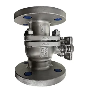 SCS13 304/316 Stainless Steel 2PC Manual High Temperature OEM Flange Ball Valves for Oil Gas Water Pipeline Use