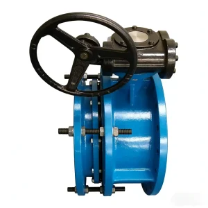 SD341X 16QDN100 Manual Flanged Butterfly Valve PN16 Forged Cast Iron Expandable Turbine Cast Steel Domestic Butterfly Valve