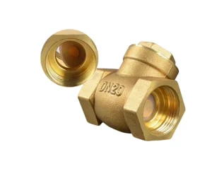 SHENGSHI H14 OEM Factory Manual Shutoff Bronze Sealing Brass Threaded Check Valve 1/2″ 4″ BSP/NPT Swing Type for Normal