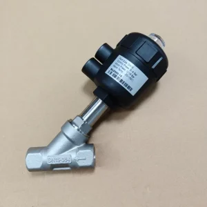 SLGPC Stainless Steel Pneumatic Angle Seat Valve 180 Degrees G 1 2″ DN15 Steam Boiler Dryer Washing AXM PV100P015NC 304 V HKl7