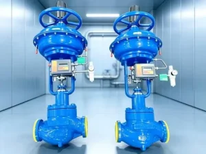 SS Globe Control Valve F316 Class 600 DN25 Cage-Guided Linear Class VI Pneumatic Piston FC High-Pressure Gas Service
