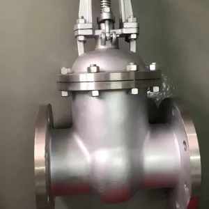 SS OS&Y Gate Valve CF8 Class300 DN100 Flanged RF Solid Wedge Handwheel API600 for Steam Water Oil Gas