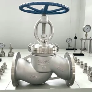 SS Oblique Globe Valve 304 316 F316L Class 800 DN25 Flanged RF for Viscous Media