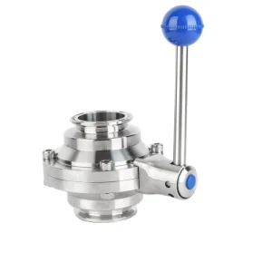 SS304 1/2″ Sanitary Stainless Steel Triclamp butterfly Valve