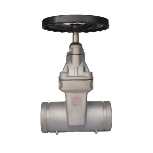 SS304/316 Stainless Steel Soft-Sealed Water Pneumatic Gate Valve PN16 Flanged NBR Seated AC380V