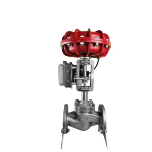 SS304 Pneumatic Diaphragm Proportional Flow Globe Control Valve with Positioner