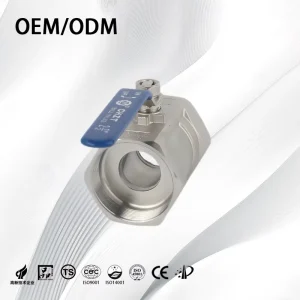 SS304 SS316 Stainless Steel One Piece Reduced Port Manual 2 Inch Ball Valve with Internal Thread for Water