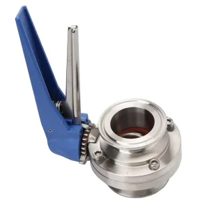 SS304 Sanitary 1.5-Inch 2-Inch Tri-Clamp/Welded/Threaded Butterfly Valve