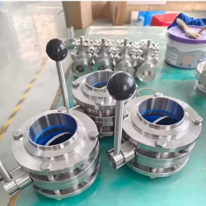 SS304 Stainless Steel Butterfly Valve for Kitchen