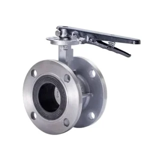 SS304 Stainless Steel DN200-16 8-inch Manual Double-flanged Butterfly Valve with EPDM for Water