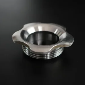 SS304 Stainless Steel Four Lugs Male Thread Lock Nut Precision Casting Sanitary Valve Pipe Fitting OEM Shandong Class 101 Mold