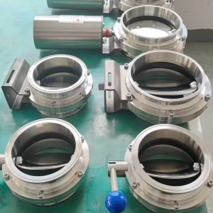 SS304 Stainless Steel Sanitary Butterfly Valve