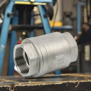 SS304 Vertical Check Valve Stainless Steel Female Threaded One-Way Non-Return Valve Anti Backflow Valve