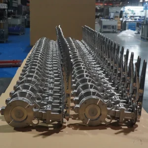 SS304 Wafer Butterfly Valve Manual Lever Operated Quick Open with Economical Seal for Light Industrial Use with Oil Water Gas