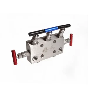 SS316 1/2 NPT 6000PSI Hydraulic 5-Way Instrument Manifold Valves