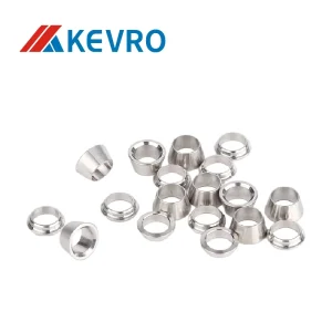 SS316 Front and Back Ferrules for 1/8″ 1/4″ Plain Finish Compatible with Stainless Steel Fittings for Instrumentation