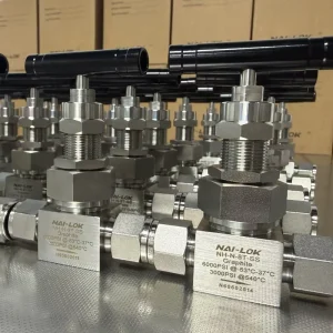 SS316 High-Temperature High-Pressure 6000 PSI Needle Valve 1/2 Inch OD Graphite Seal Instrument Control Valve for Oil and Gas