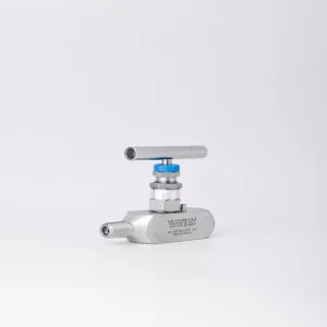 SS316 Manual Gauge Valve 6000psi M20x1.5 Female X 1 2 NPT Male Needle Valve with 1 4 Vent Port Isolation Valve